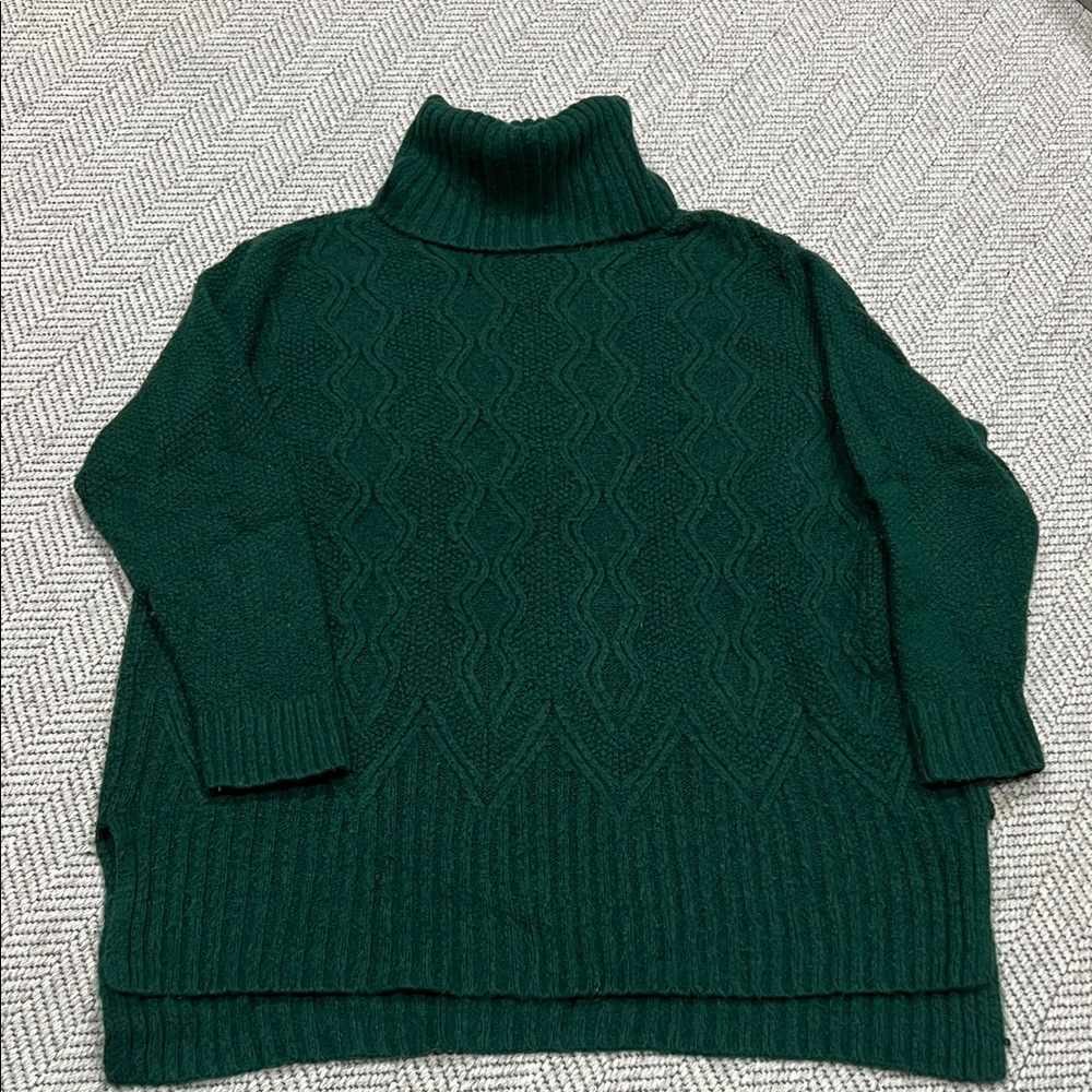 Sonoma Women's Deep Green Cowl Neck Sweater